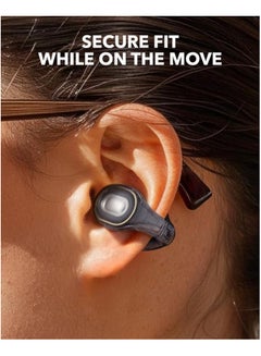Soundcore Open-Ear Earbuds, Clip-On Headphones, Lightweight Comfort, Stable Fit, Firm-Shell Design, Attachable Ear Grips, Big Drivers for Clear Audio, 30H Play, IPX4 Water-Resistant Black  - Image 4