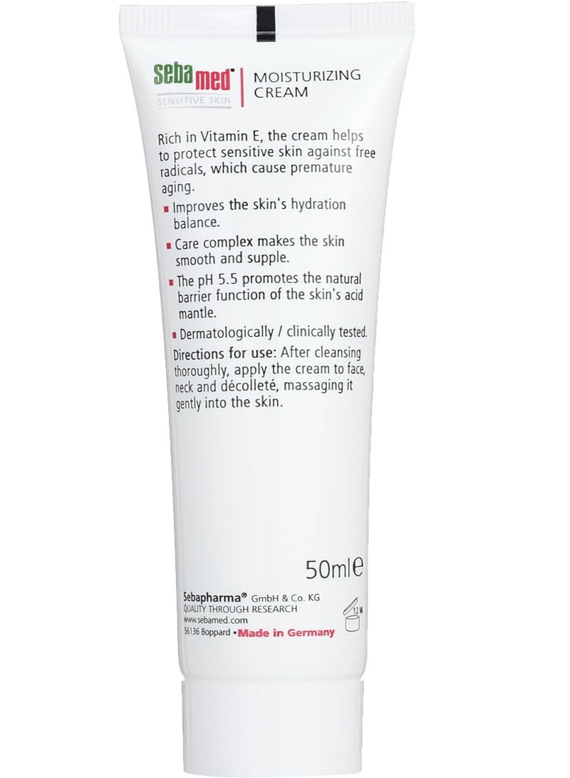 Sebamed Pack of 2 Sebamed Moisturizing Cream Sensitive Skin 50 ml - Image 2