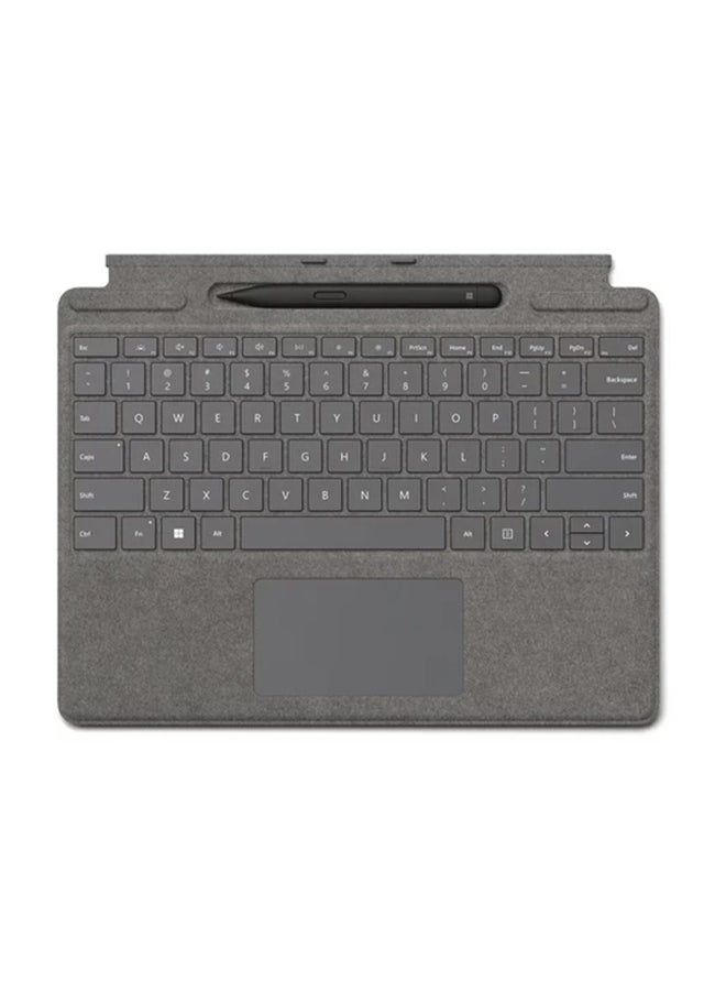 Microsoft Keyboard Surface Prox/pro8/pro9 Signature+slimpen2 Pltnm Grey
