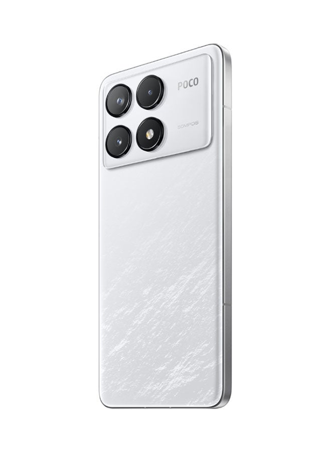 شاومي POCO F6 Pro ثنائي الشريحة باللون الأبيض وذاكرة الوصول العشوائي (RAM) سعة 12 جيجابايت وذاكرة تخزين داخلية 512 جيجابايت ويدعم الجيل الخامس (5G) - الإصدار العالمي - Image 4