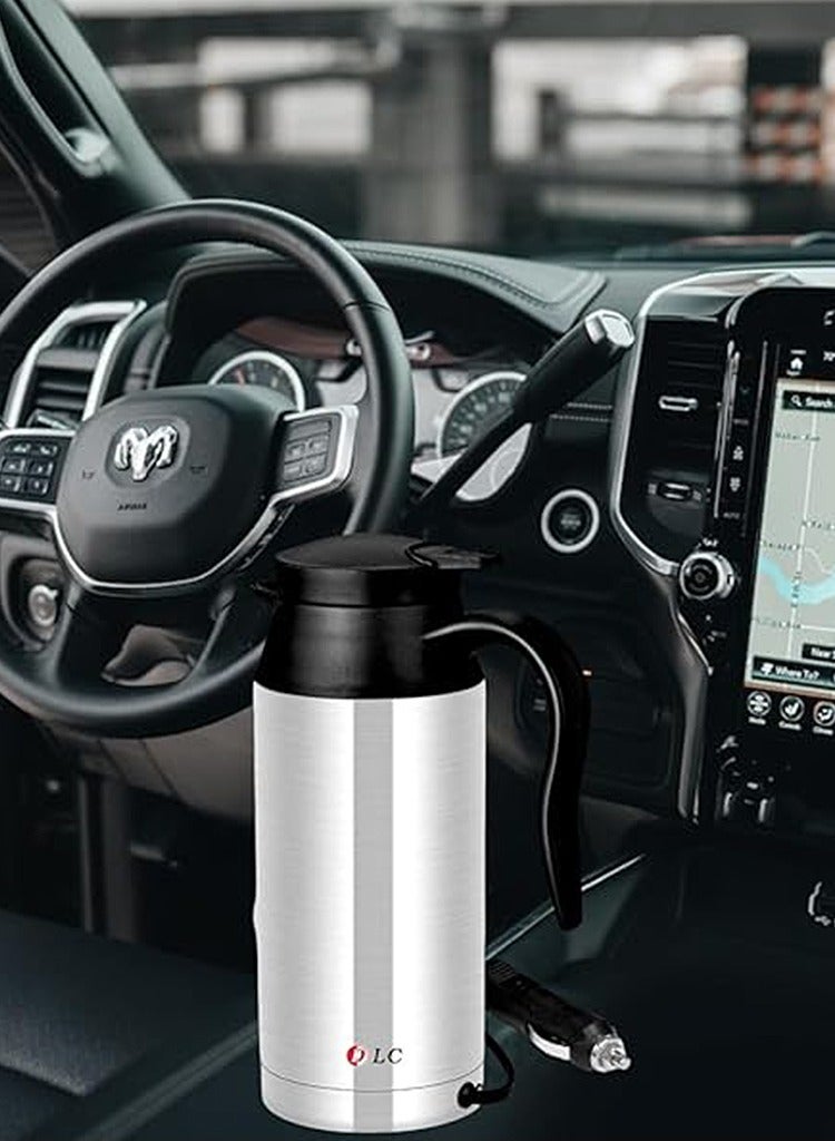 DLC 120 Watt Traveller Kettle for Car with Capacity 750 ml 120 W DLC-HT2251 Silver - Image 3