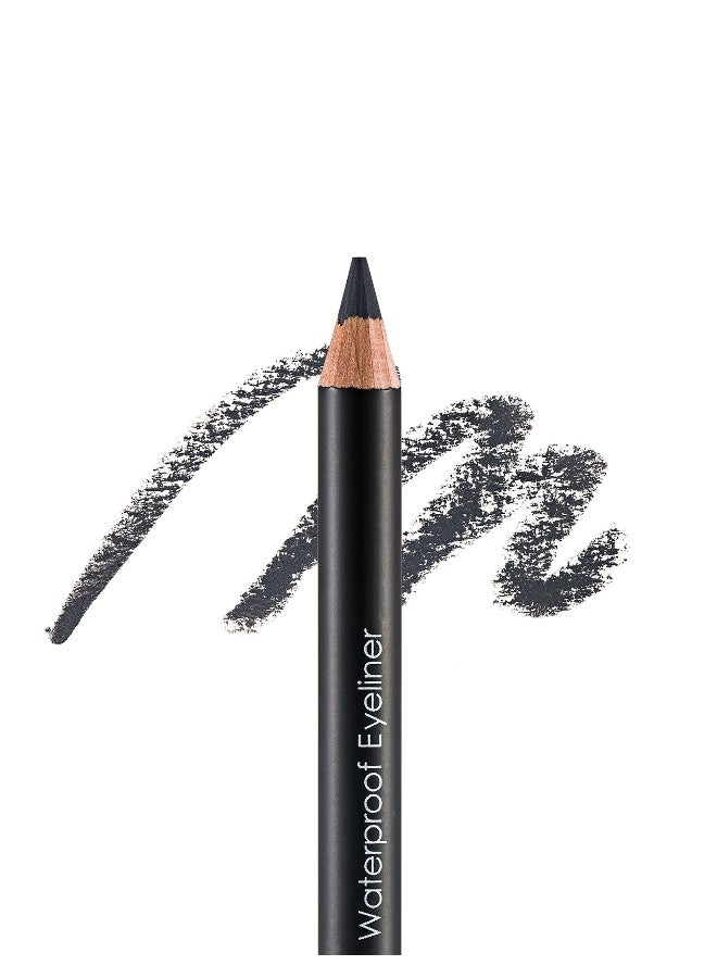 flormar Waterproof Eyeliner – 102 Smoky Grey – Waterproof Pencil Eyeliner, Precise Tip, Long-Wear Smooth Application - Image 2
