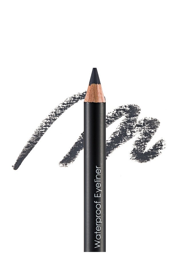 flormar Waterproof Eyeliner – 102 Smoky Grey – Waterproof Pencil Eyeliner, Precise Tip, Long-Wear Smooth Application - Image 3