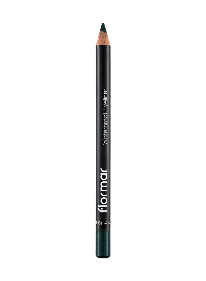flormar Waterproof Eyeliner Pencil - 104 Cobalt Green - Image 1