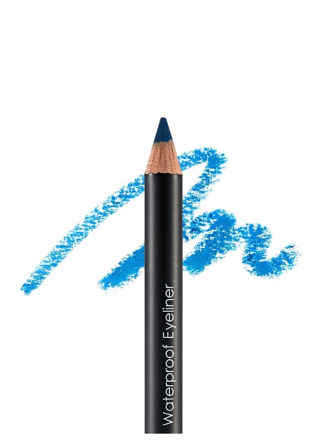 flormar Waterproof Eyeliner – 114 Blue Sky – Waterproof Pencil Eyeliner, Precise Tip, Long-Wear Smooth Application - Image 2