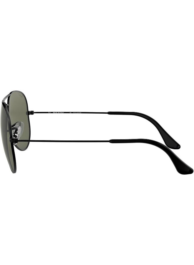 راي بان نظارة شمسية بتصميم طيار للحماية من الأشعة فوق البنفسجية RB-3025-62-OO4 - أسود - Image 4