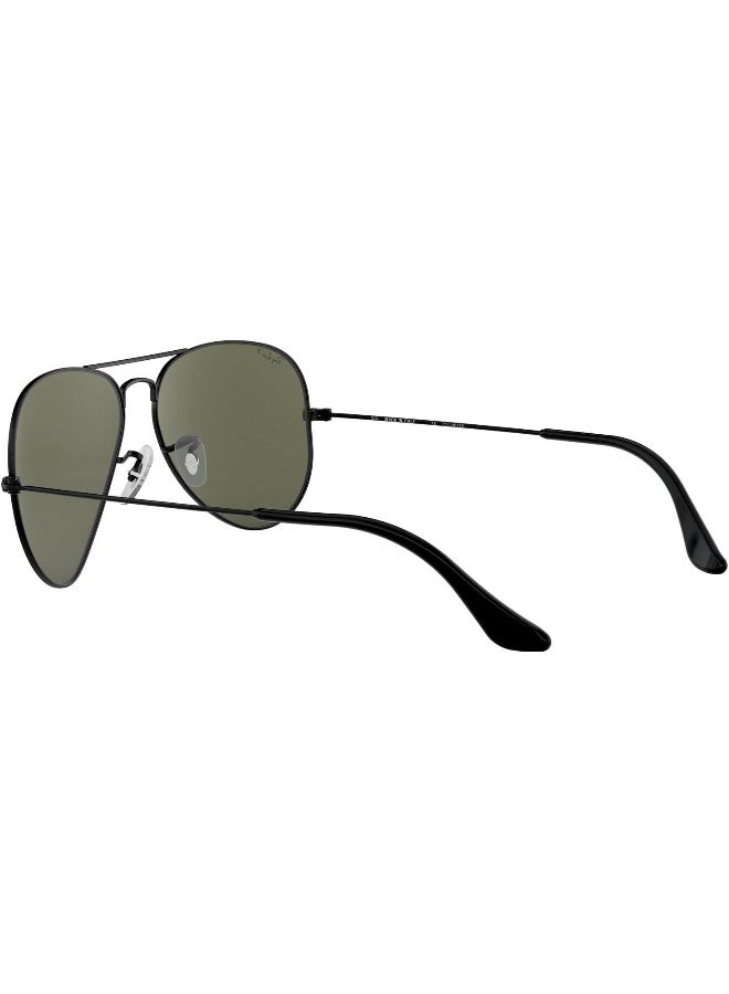 راي بان نظارة شمسية بتصميم طيار للحماية من الأشعة فوق البنفسجية RB-3025-62-OO4 - أسود - Image 5