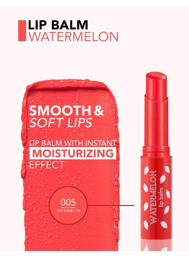 flormar Lip Balm – 005 Watermelon – Moisturizing Lip Balm, Softening Care, Smooth Finish - Image 5