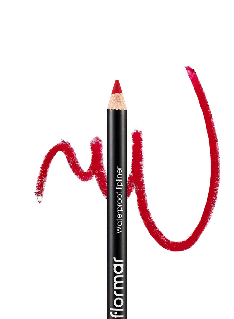 فلورمار قلم تحديد الشفاه المقاوم للماء - 233 أحمر دراماتيكي - Image 3