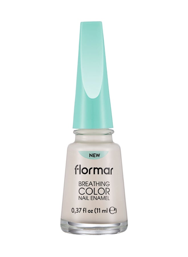 flormar Breathing Color Nail Enamel - 002 Milk Foam - Image 1