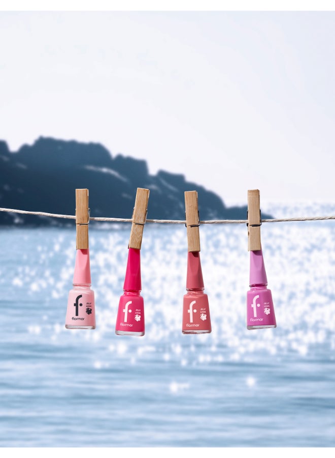 flormar Jelly Look Nail Enamel - JL03 Coral Red - Image 5