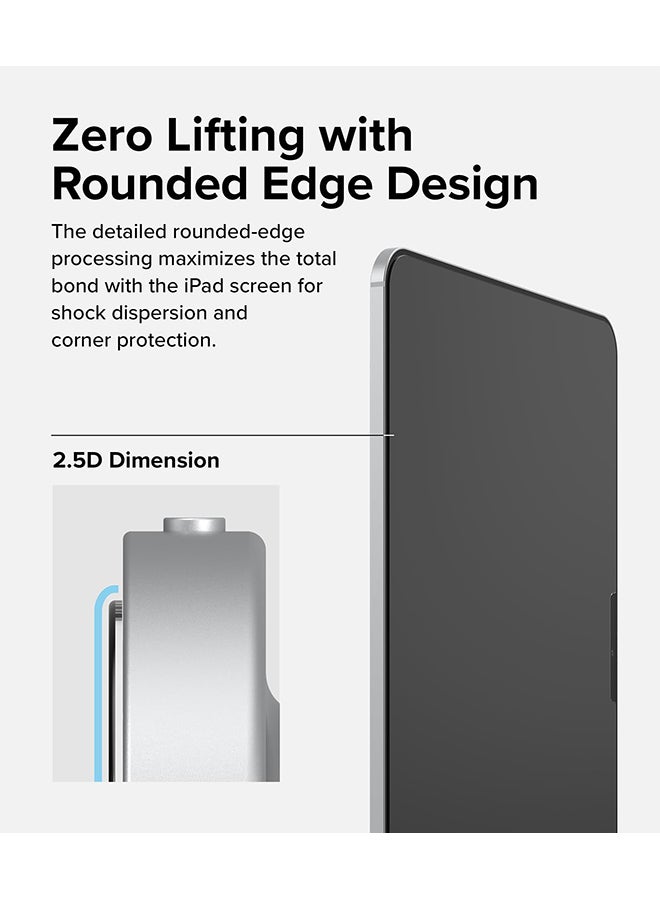 Ringke Tempered Glass [Easy Slide] Compatible with iPad Pro 11" M4 (2024) Screen Protector Shatterproof Premium 9H Hardness, Anti-Scratch, Easy to Install Clear  - Image 3