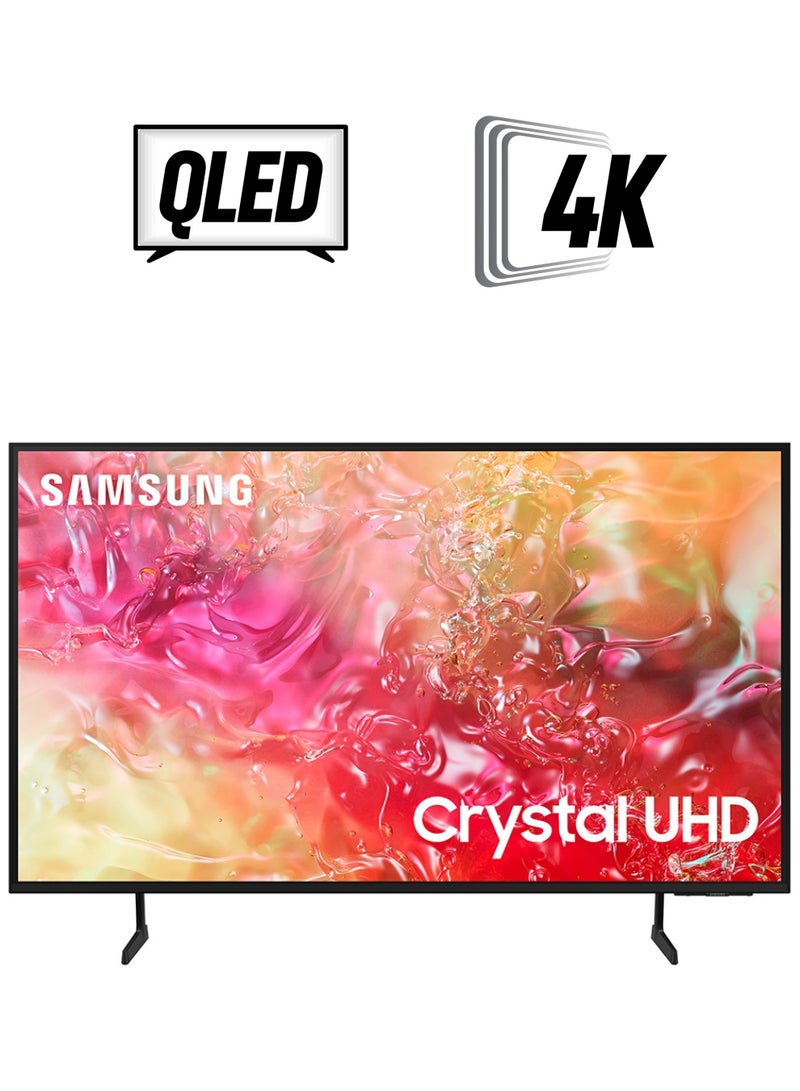 Samsung - Smart TV, Crystal UHD, DU7000, 50 Inch, 2024, PurColor, 4K Upscaling, Tizen OS, Q-Symphony (UAE Version) UA50DU7000 Black - Image 1