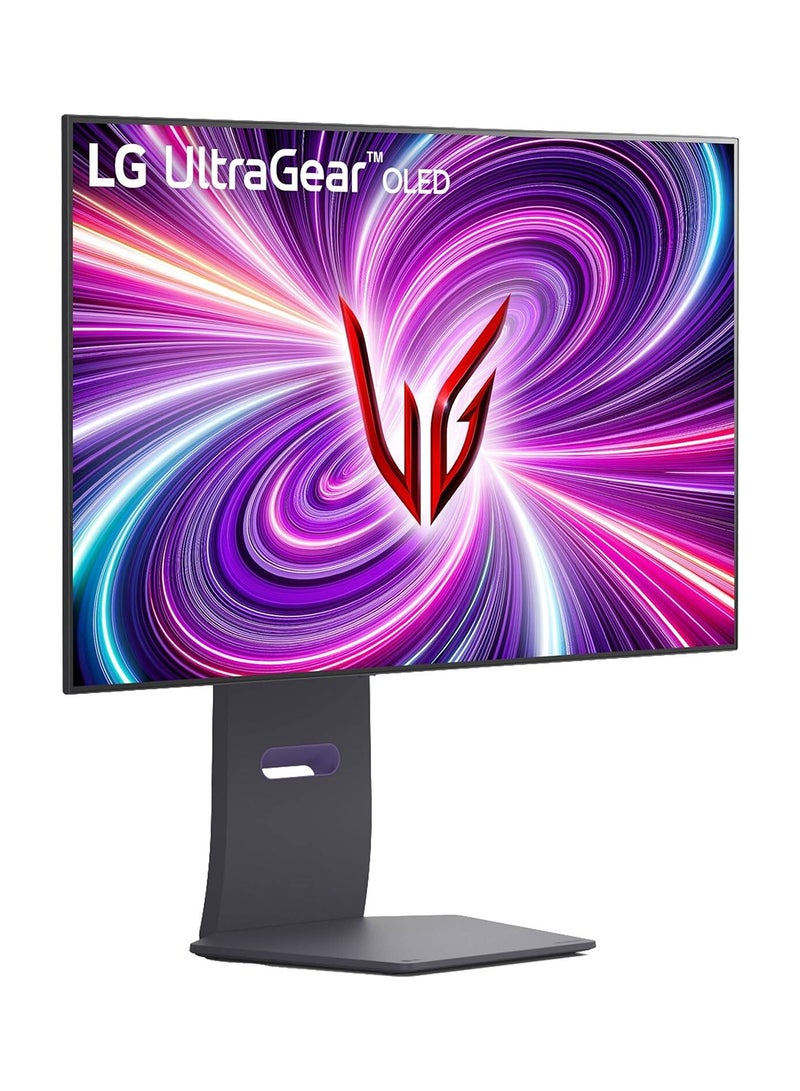 LG - 32 inch Ultragear OLED Gaming Monitor UHD 240Hz 0.03ms DisplayHDR True Black 400 AMD FreeSync Premium Pro NVIDIA G-Sync HDMI 2.1 DisplayPort Tilt/Height/Swivel Stand 32GS95UE Black - Image 1