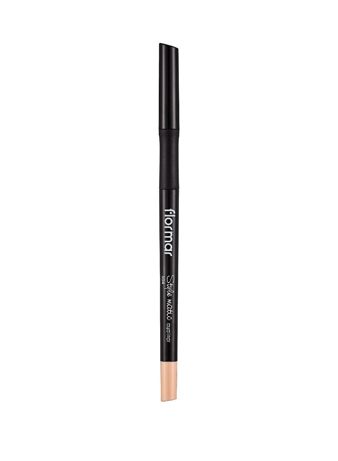 flormar Stylematic Eyeliner – S04 Cream Dream – Twist-Up Waterproof Eye Pencil, High-Pigment Color, Smudge-Resistant, Quick-Setting, Long-Lasting Definition - Image 2