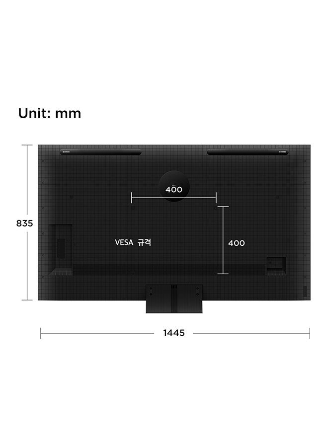 65 Inch Premium QD-Mini LED 4K Google TV with AMD FreeSync Premium Pro 65C855 Black