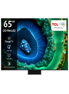 TCL 65 Inch Premium QD-Mini LED 4K Google TV with AMD FreeSync Premium Pro 65C855 Black  - Image 1