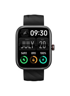 fastrack Fastrack Kruz+ 4.85 cm Super HD Display With Functional Crown And Auto Multisport Recognition Smart Watch For Unisex Black  - Image 1