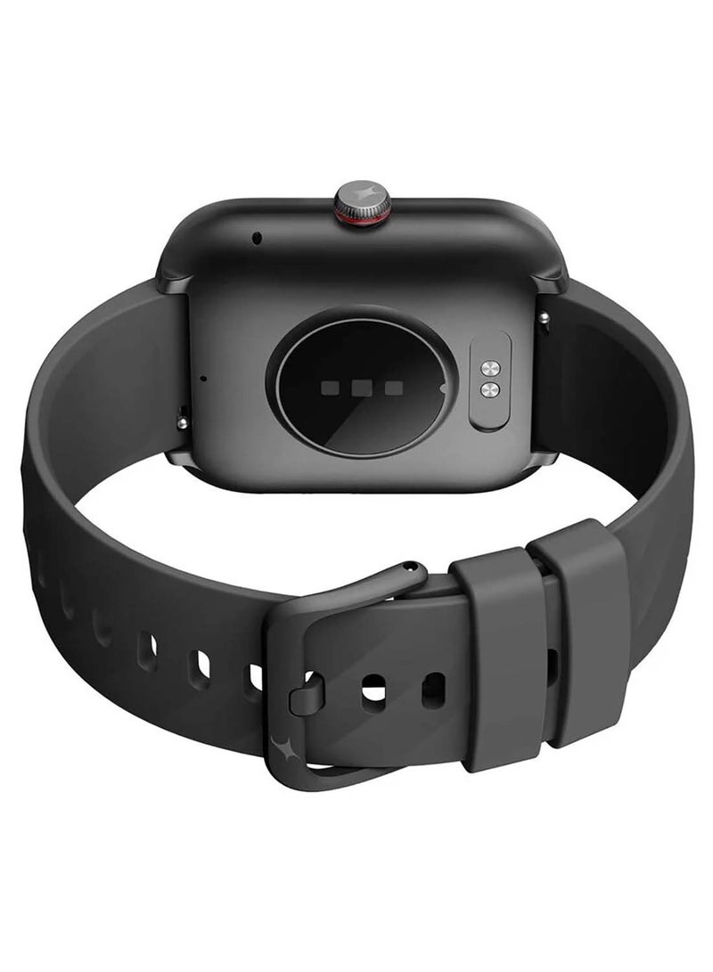 fastrack Fastrack Kruz+ 4.85 cm Super HD Display With Functional Crown And Auto Multisport Recognition Smart Watch For Unisex Black  - Image 2