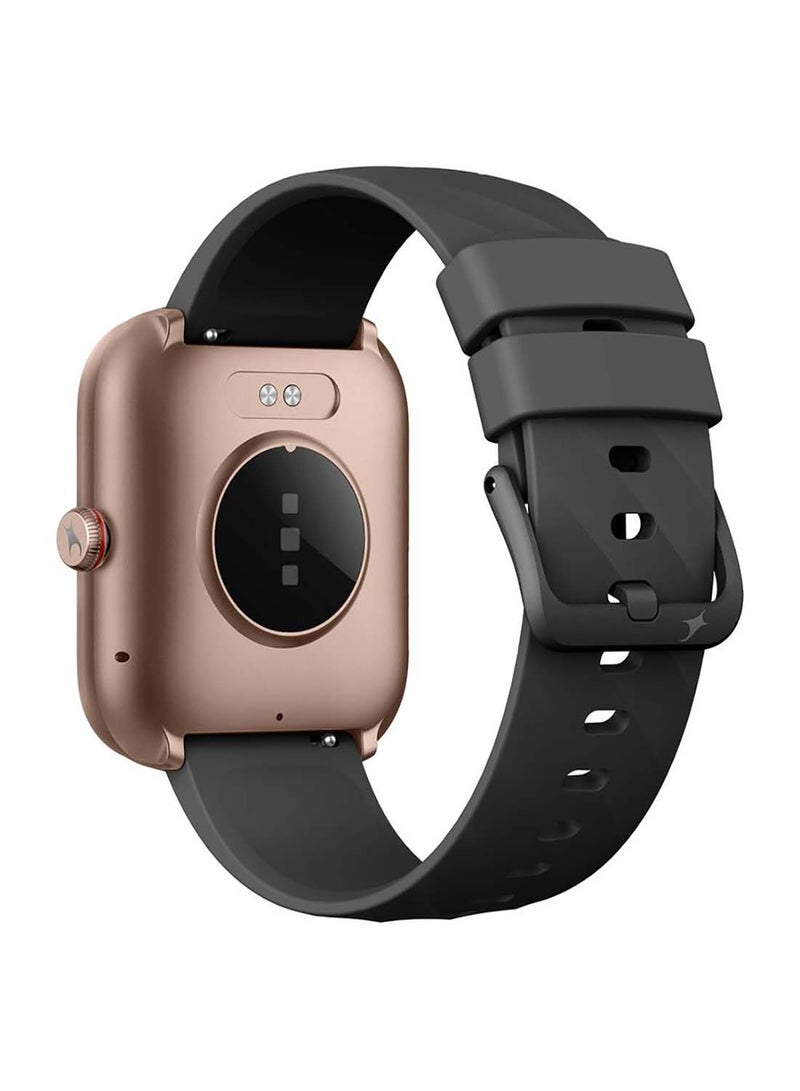 fastrack - Fastrack Kruz+ 4.85 cm Super HD Display With Functional Crown And Auto Multisport Recognition Smart Watch For Unisex Gold - Image 1