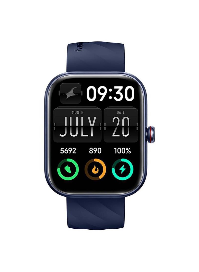 fastrack - Fastrack Kruz+ 4.85 cm Super HD Display With Functional Crown And Auto Multisport Recognition Smart Watch For Unisex Blue - Image 1