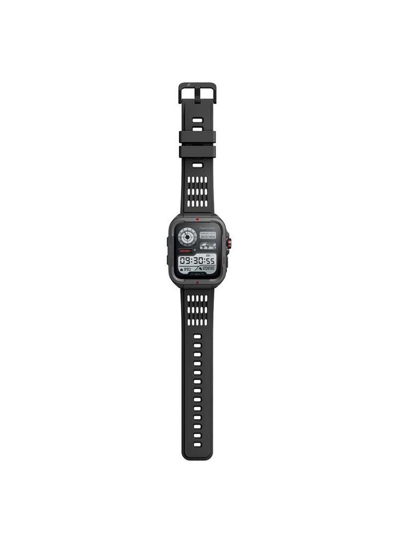fastrack - Active With 4.64 cm UltraVU HD Display And Functional Crown Rugged Smartwatch With Auto Multisport Recognition Black - Image 1
