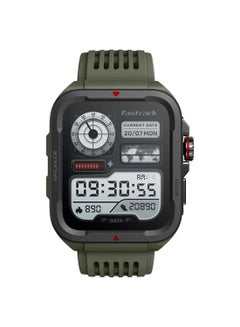 Active With 4.64 cm UltraVU HD Display And Functional Crown Rugged Smartwatch With Auto Multisport Recognition Green
