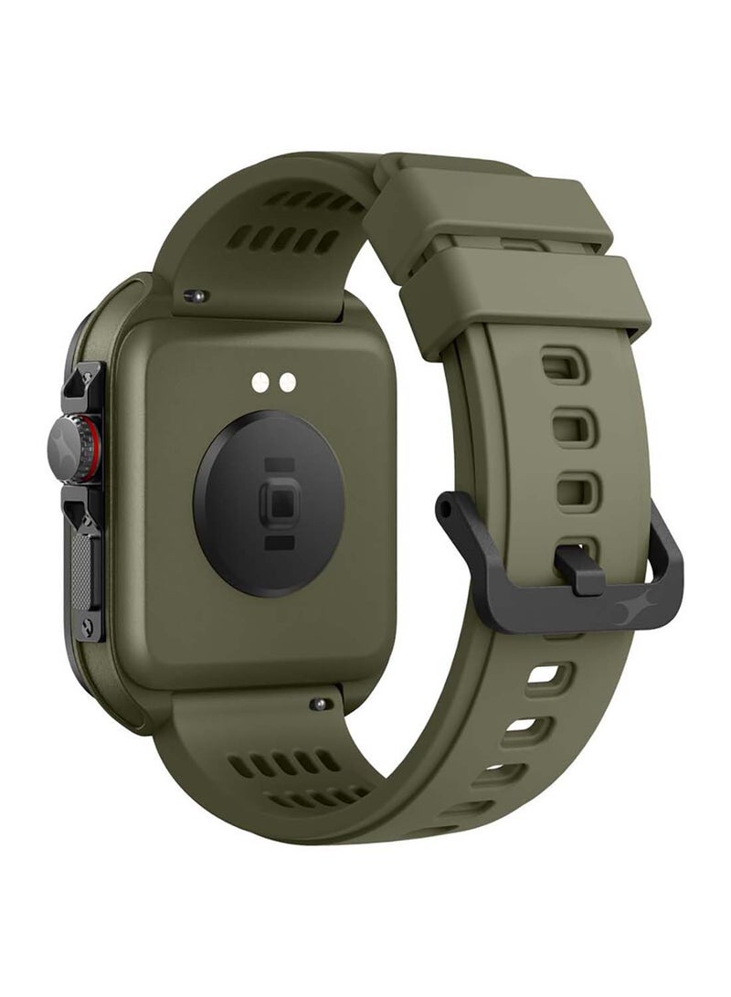 fastrack - Active With 4.64 cm UltraVU HD Display And Functional Crown Rugged Smartwatch With Auto Multisport Recognition Green - Image 1