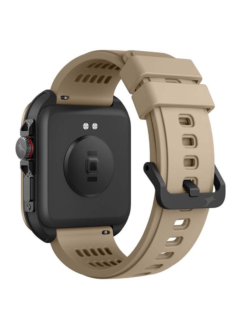fastrack - Active With 4.64 cm UltraVU HD Display And Functional Crown Rugged Smartwatch With Auto Multisport Recognition Brown - Image 1