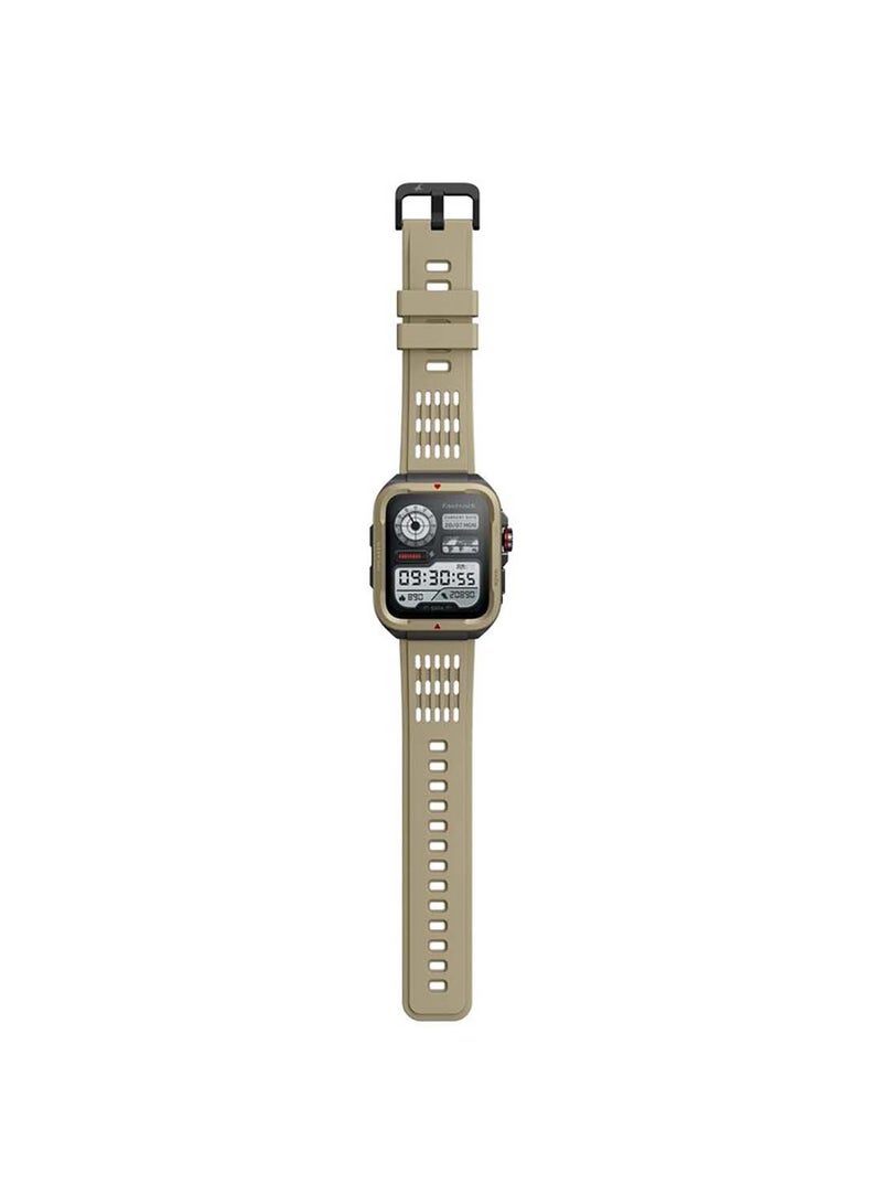 fastrack - Active With 4.64 cm UltraVU HD Display And Functional Crown Rugged Smartwatch With Auto Multisport Recognition Brown - Image 1