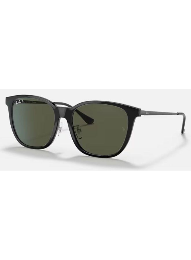 Ray-Ban Men's UV Protection Cat Eye Shape Sunglasses RB-4333D-55-601/9A - Black 