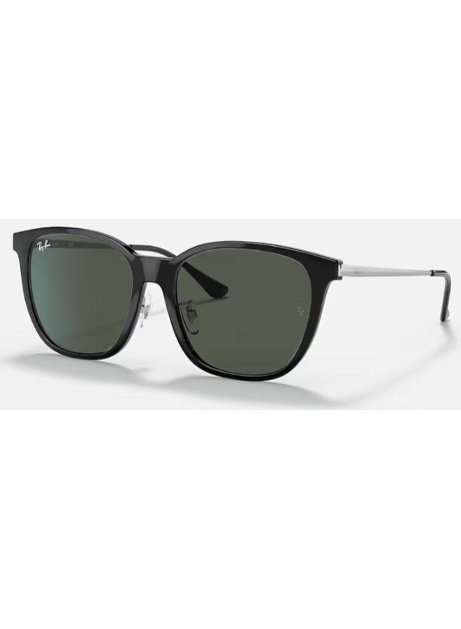 Ray-Ban Men's UV Protection Cat Eye Shape Sunglasses RB-4333D-55-6292/71 - Black 