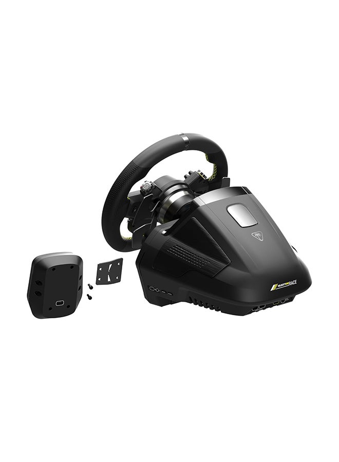 TURTLE BEACH - Turtle Beach VelocityOne Race Wheel & Pedal System Licensed for Xbox Series X|S, Xbox One, Windows PCs – 7.2Nm Direct Drive Force Feedback, 3 Pedals & Magnetic Paddle Shifters, Hall Effect Sensors - Image 1