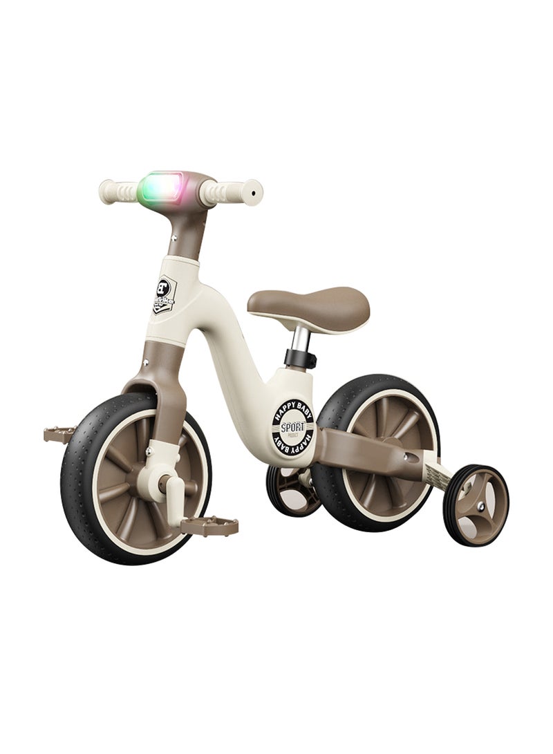 Kidle - 2 In 1 Children's Tricycle With Lights And Music 1-6 Years Old Boys And Girls Baby Scooter/Balance Car Pedal-Less Bike Multi-Functional One Car Dual-Use - Image 1