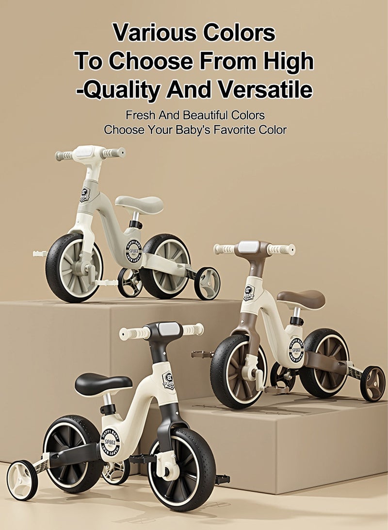 Kidle - 2 In 1 Children's Tricycle With Lights And Music 1-6 Years Old Boys And Girls Baby Scooter/Balance Car Pedal-Less Bike Multi-Functional One Car Dual-Use - Image 1