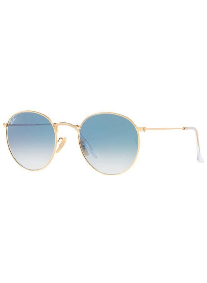 Ray-Ban Unisex UV Protection Round Shape Sunglasses RB-3447-50-001/3F - Arista/Gold