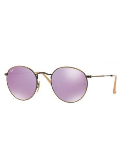 Women's UV Protection Round Shape Sunglasses RB-3447-50-167/4K - Black