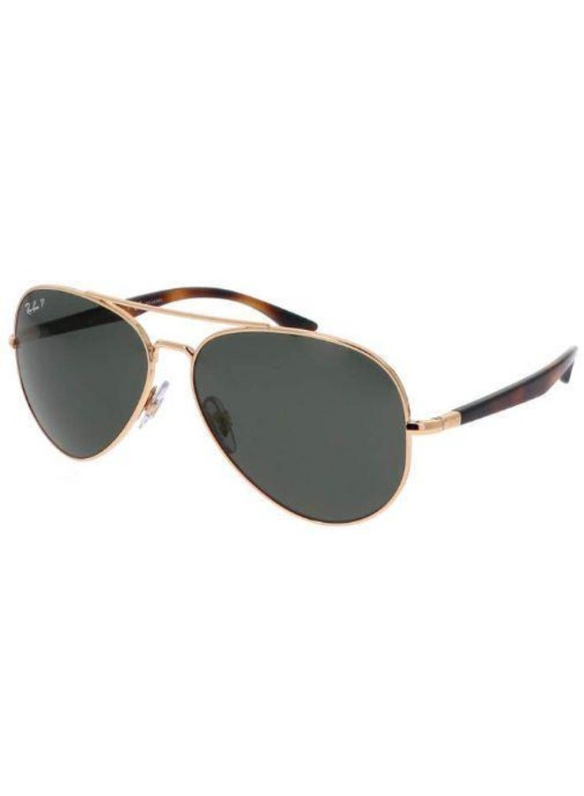Ray-Ban Men's UV Protection Aviator Shape Sunglasses RB-3675-58-001/58 - Gold - Image 1