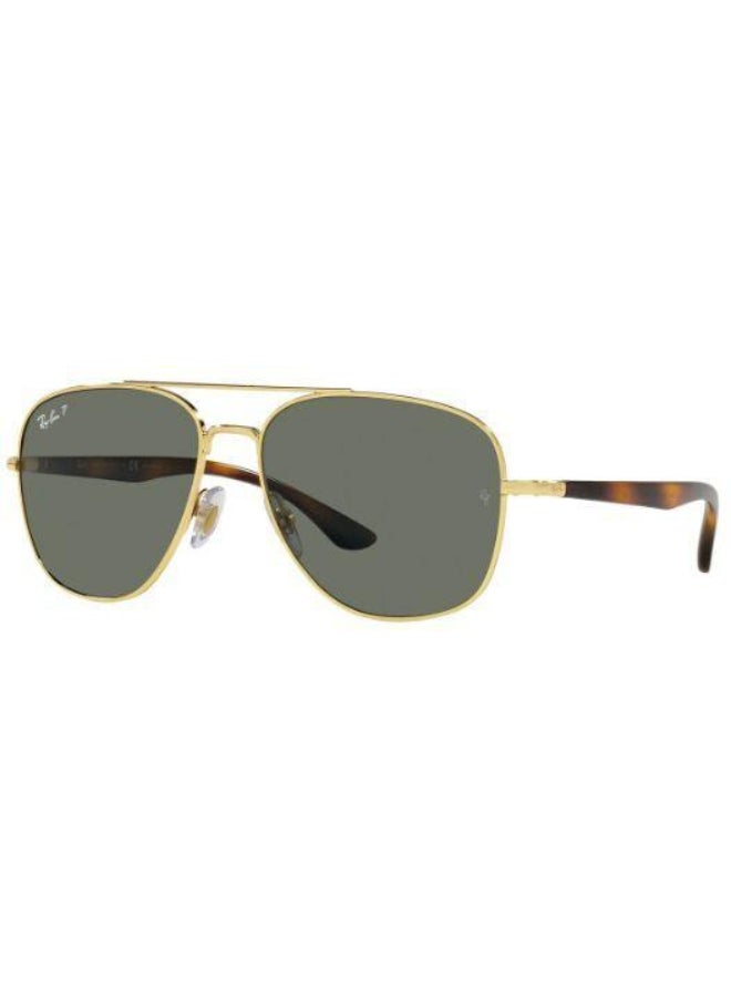 Ray-Ban Men's UV Protection Aviator Shape Sunglasses RB-3683-56-001/58 - Gold