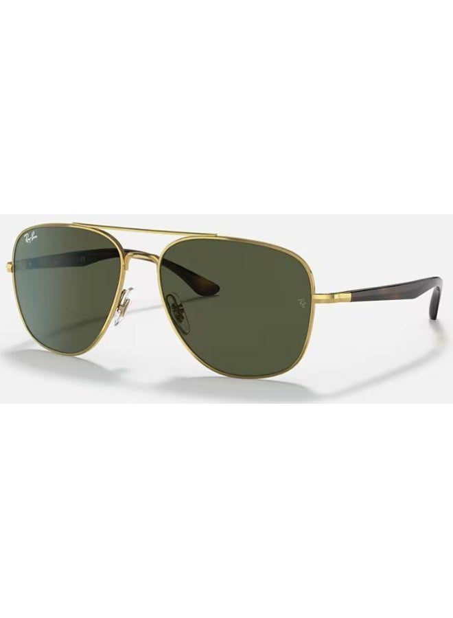 Ray-Ban Men's UV Protection Aviator Shape Sunglasses RB-3683-56-001/31 - Gold
