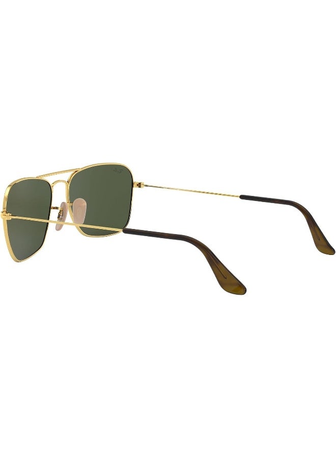 Ray-Ban - Men's UV Protection Rectangular Shape Sunglasses RB-3136-58-181 - Gold - Image 1