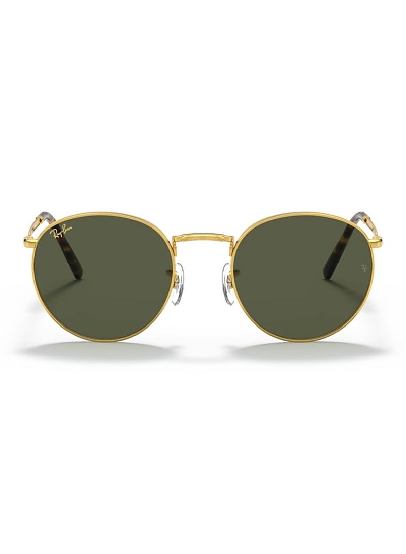 Ray-Ban Unisex UV Protection Round Shape Sunglasses RB-3637-53-9196/31 - Gold  - Image 2