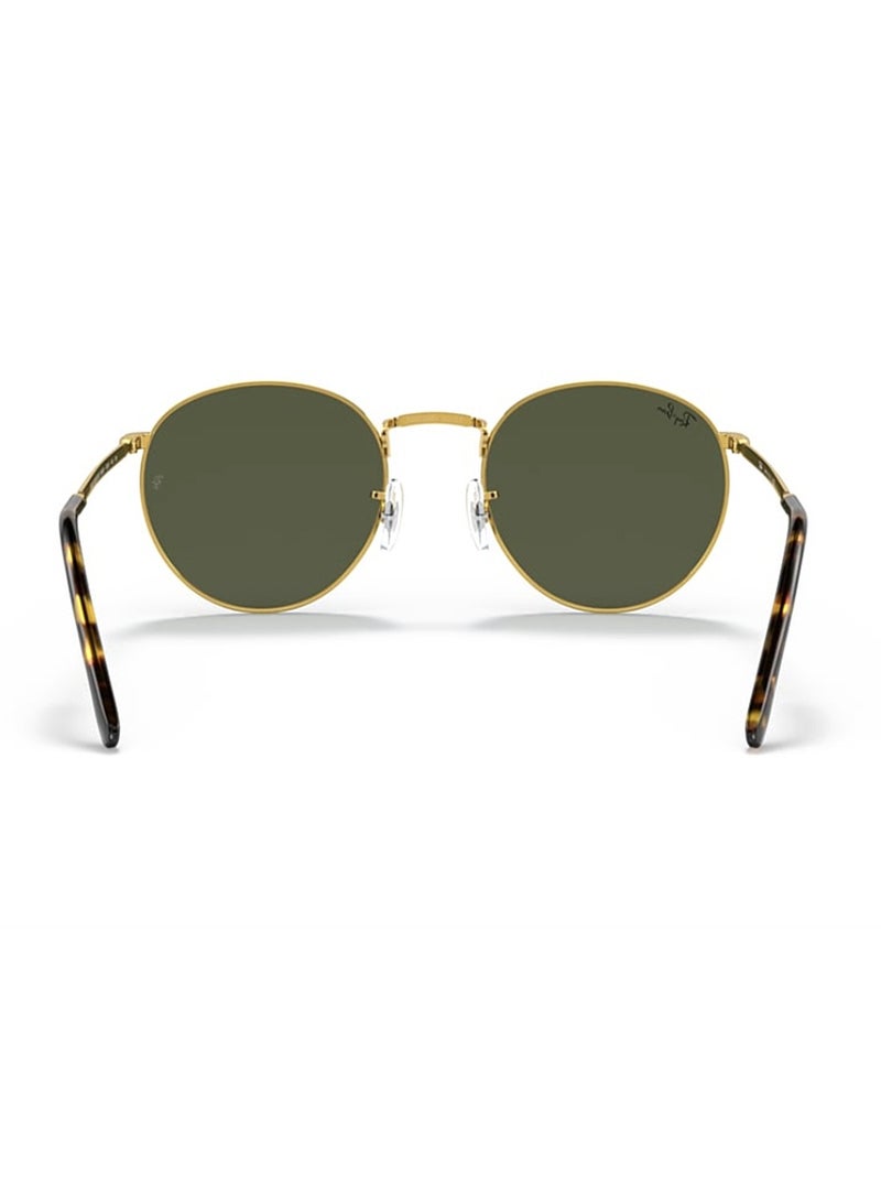 Ray-Ban Unisex UV Protection Round Shape Sunglasses RB-3637-53-9196/31 - Gold  - Image 4