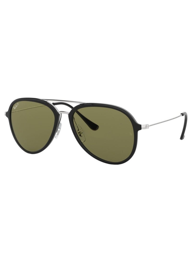 Men's UV Protection Aviator Shape Sunglasses RB-4298-57-601/9A - Black