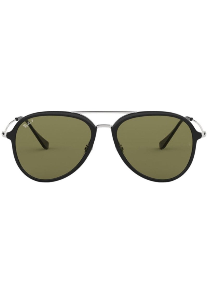Men's UV Protection Aviator Shape Sunglasses RB-4298-57-601/9A - Black