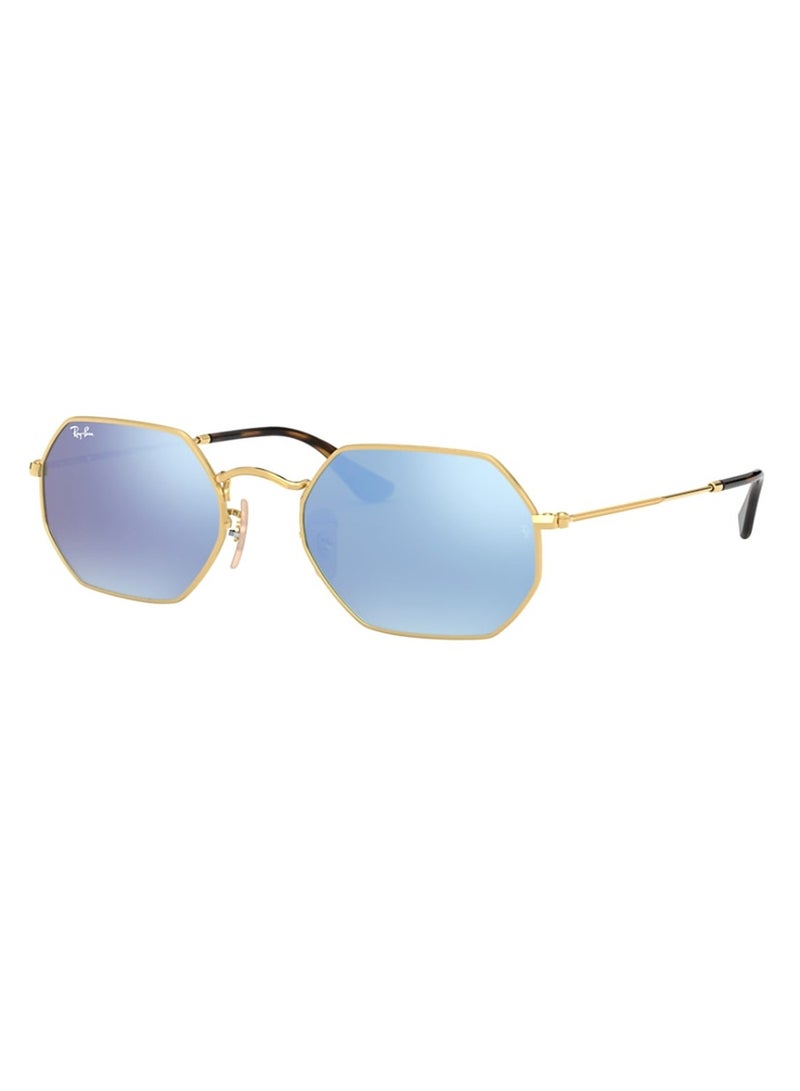 Ray-Ban Unisex UV Protection Hexagon Shape Sunglasses RB-3556N-53-001/90 - Gold - Image 1