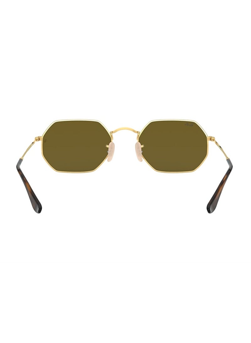 Ray-Ban Unisex UV Protection Hexagon Shape Sunglasses RB-3556N-53-001/90 - Gold - Image 4