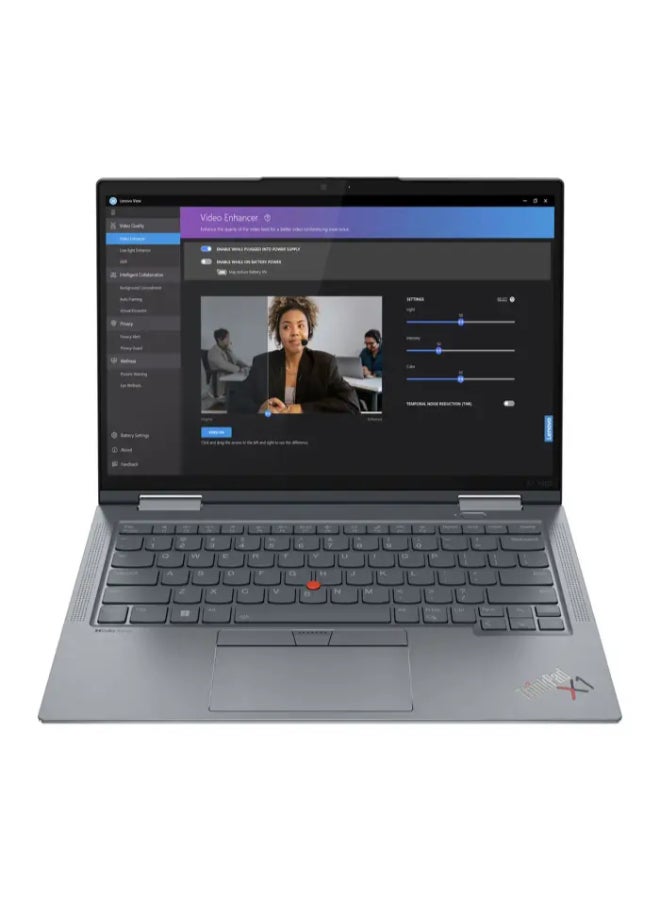 Lenovo - ThinkPad X1 Yoga Gen 8 Laptop With 14-Inch Display, Core-i7-1365U Processor/16GB RAM/512GB SSD/Intel Iris Xe Graphics/Windows 11 Pro English Grey - Image 1