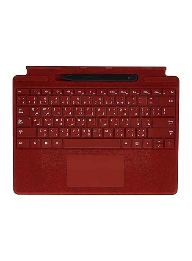 Microsoft Keyboard Surface Prox/pro8/pro9 Signature With Pen Popy Red - Image 1
