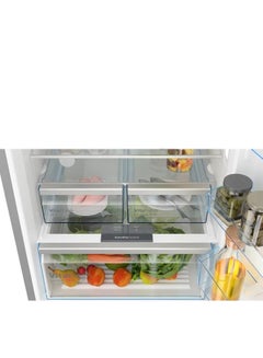 BOSCH Refrigerator Series 4 with bottom freezer Net Capacity 505 Liter hyper Fresh Black stainless steel KGN56CX30U KGN56CX30U Black  - Image 5